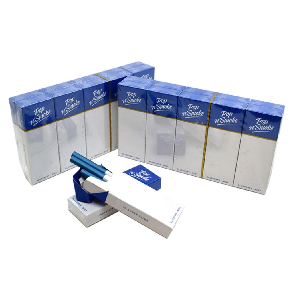 Blueberry Mint Pop n’ Smoke King Size Slim Cigarettes