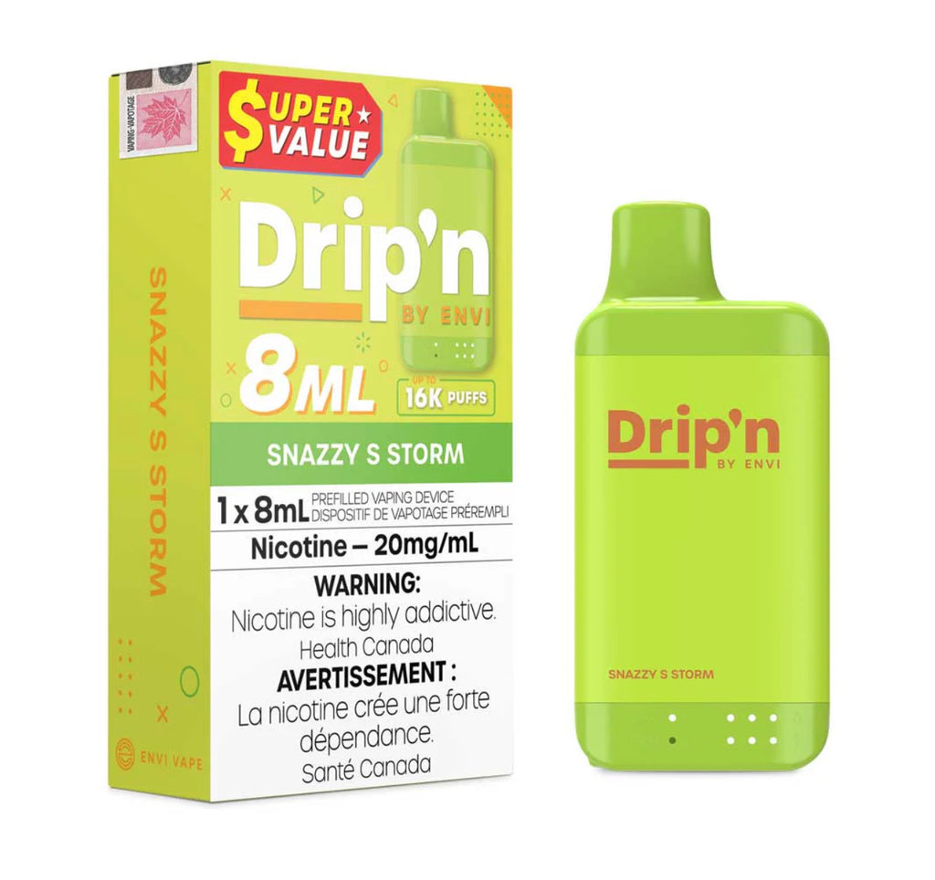 Drip’n by Envi Disposable Vape - 16K - Snazzy S Storm