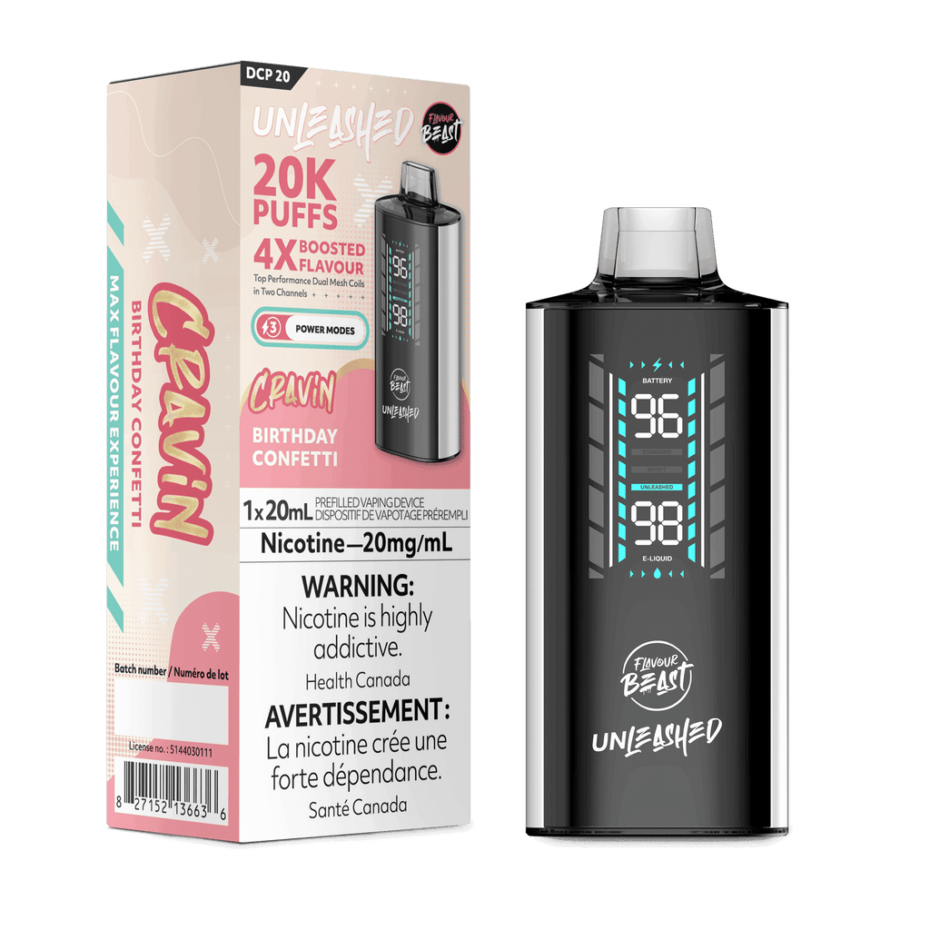 Flavour Beast Unleashed Disposable Vape - 20K - Birthday Confetti