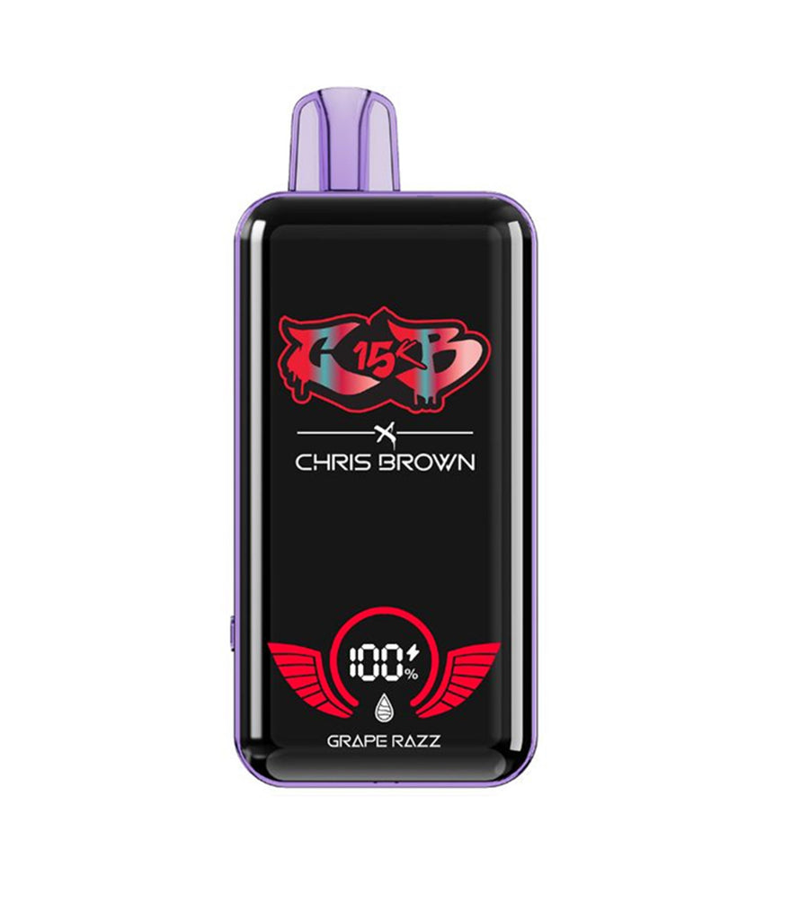 Chris Brown Disposable Vape - 15K - Grape Raz