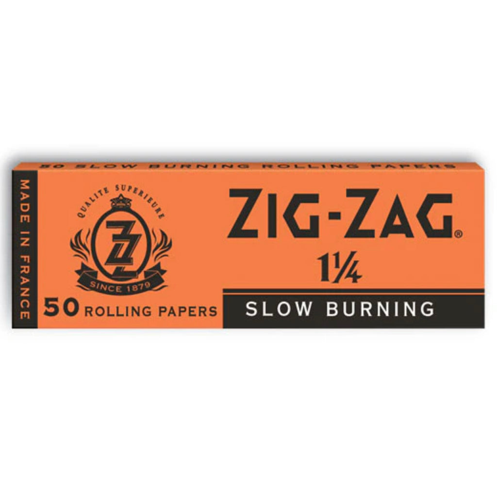 ZIG-ZAG Slow burning Orange Papers 1 1/4