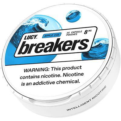 Lucy Breakers Nicotine Pouches 8mg - Apple Ice