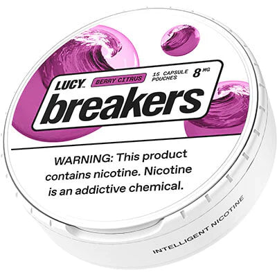 Lucy Breakers Nicotine Pouches 8mg - Berry Citrus