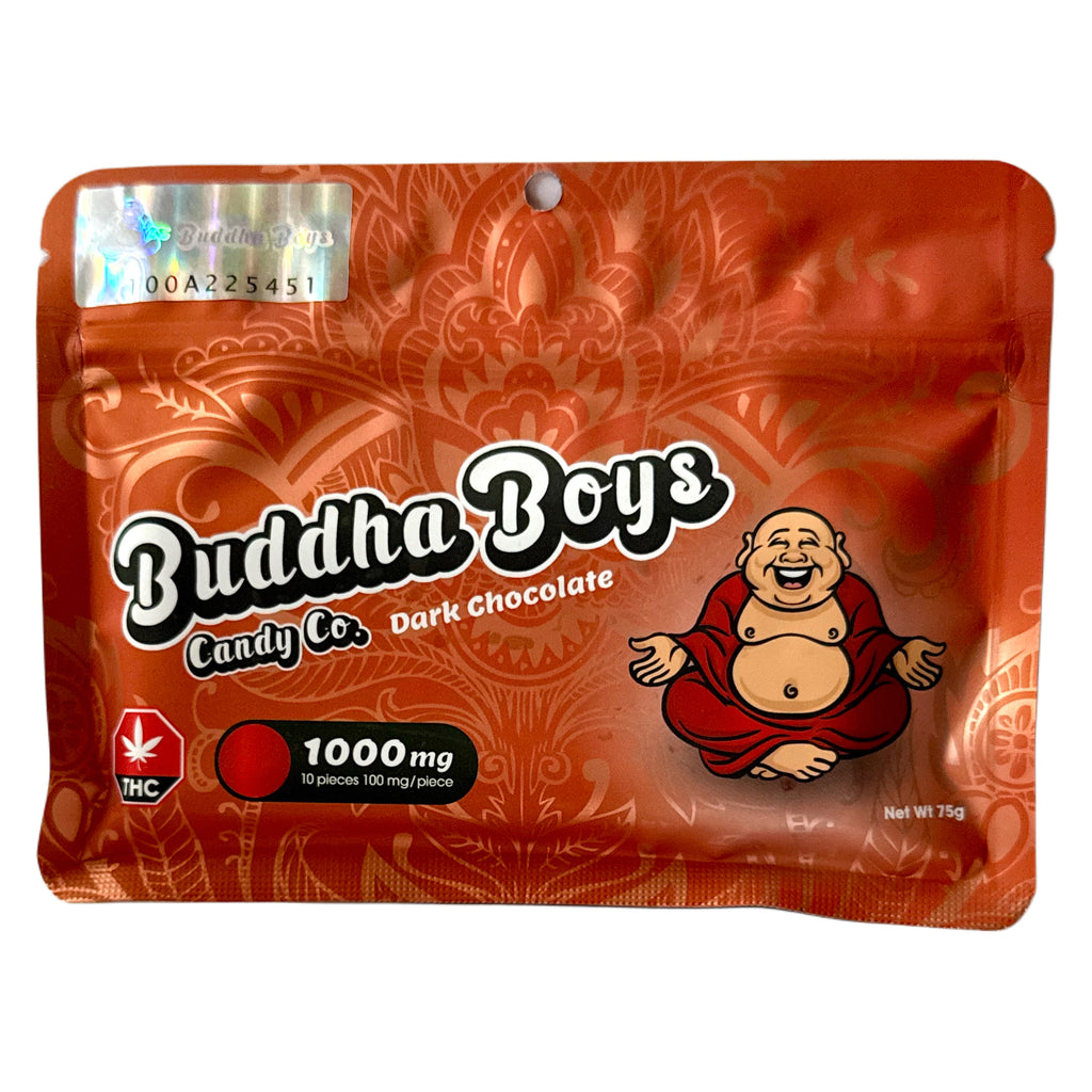 Buddha Boys THC Chocolate Bar 1000mg - Dark Chocolate
