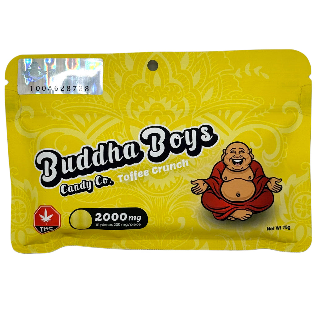 Buddha Boys THC Chocolate Bar 2000mg - Toffee Crunch