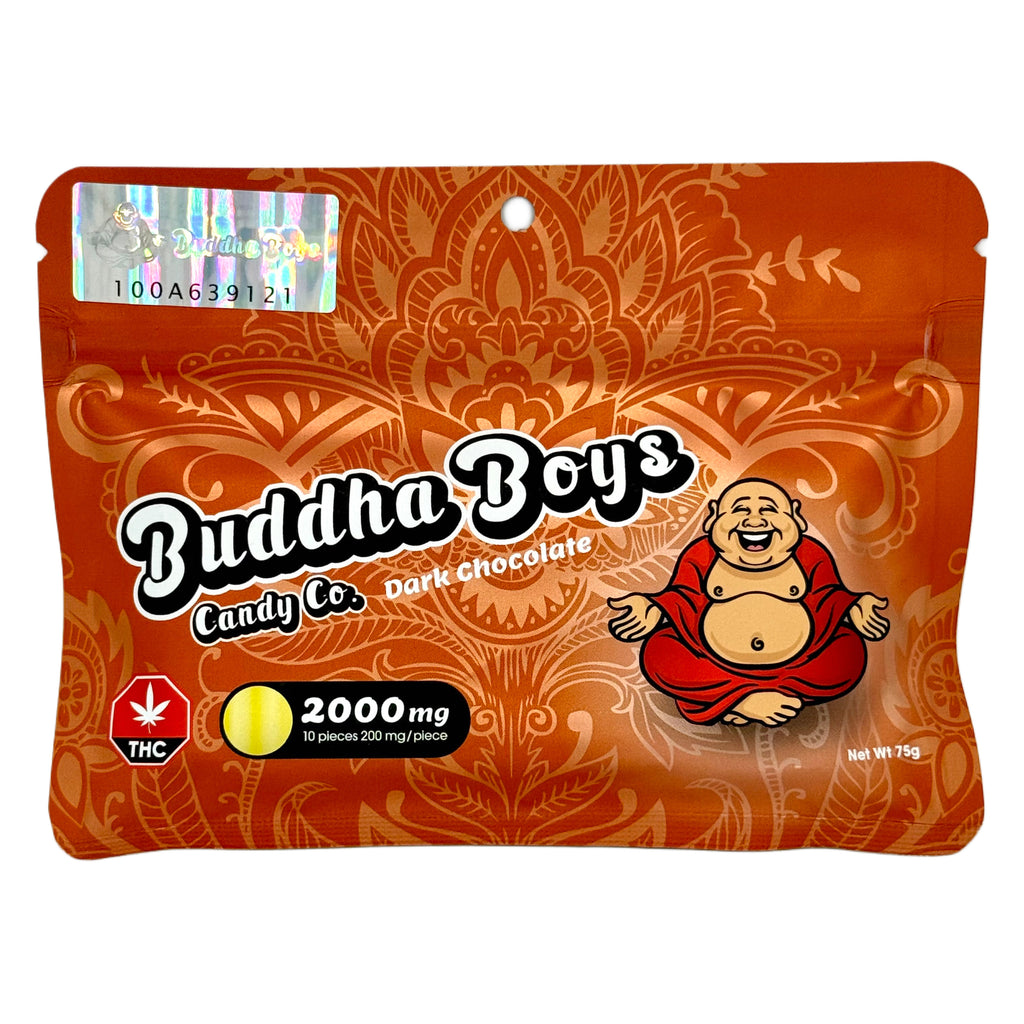 Buddha Boys THC Chocolate Bar 2000mg - Dark Chocolate