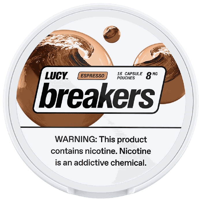 Lucy Breakers Nicotine Pouches 8mg - Espresso