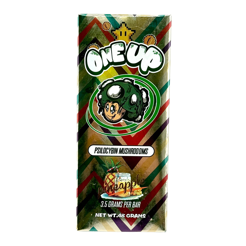 ONE UP Psilocybin Mushroom Chocolate Bar 3.5g - Pineapple