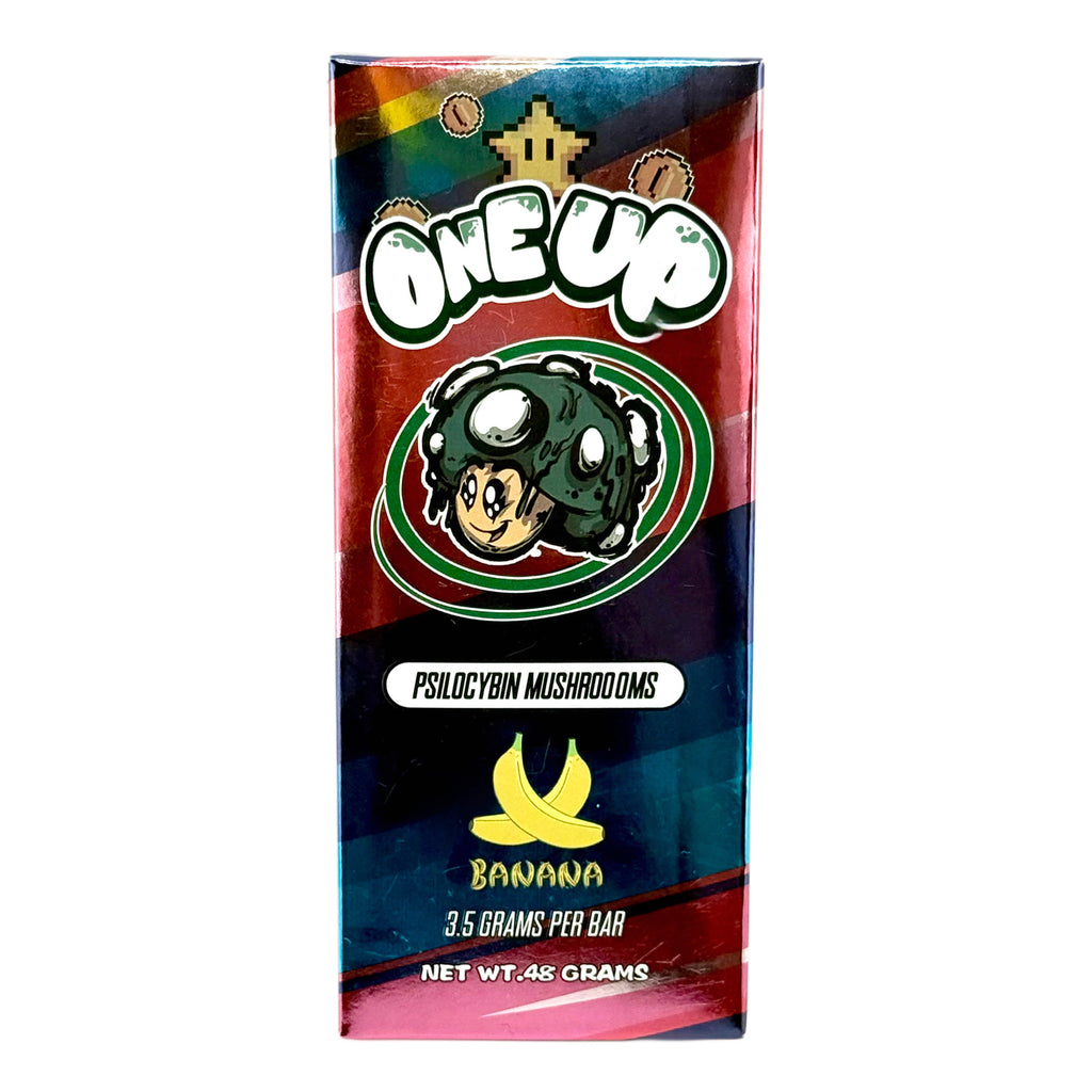 ONE UP Psilocybin Mushroom Chocolate Bar 3.5g - Banana