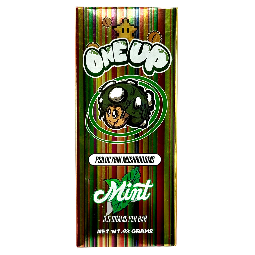 ONE UP Psilocybin Mushroom Chocolate Bar 3.5g - Mint