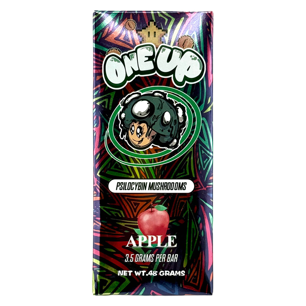 ONE UP Psilocybin Mushroom Chocolate Bar 3.5g - Apple