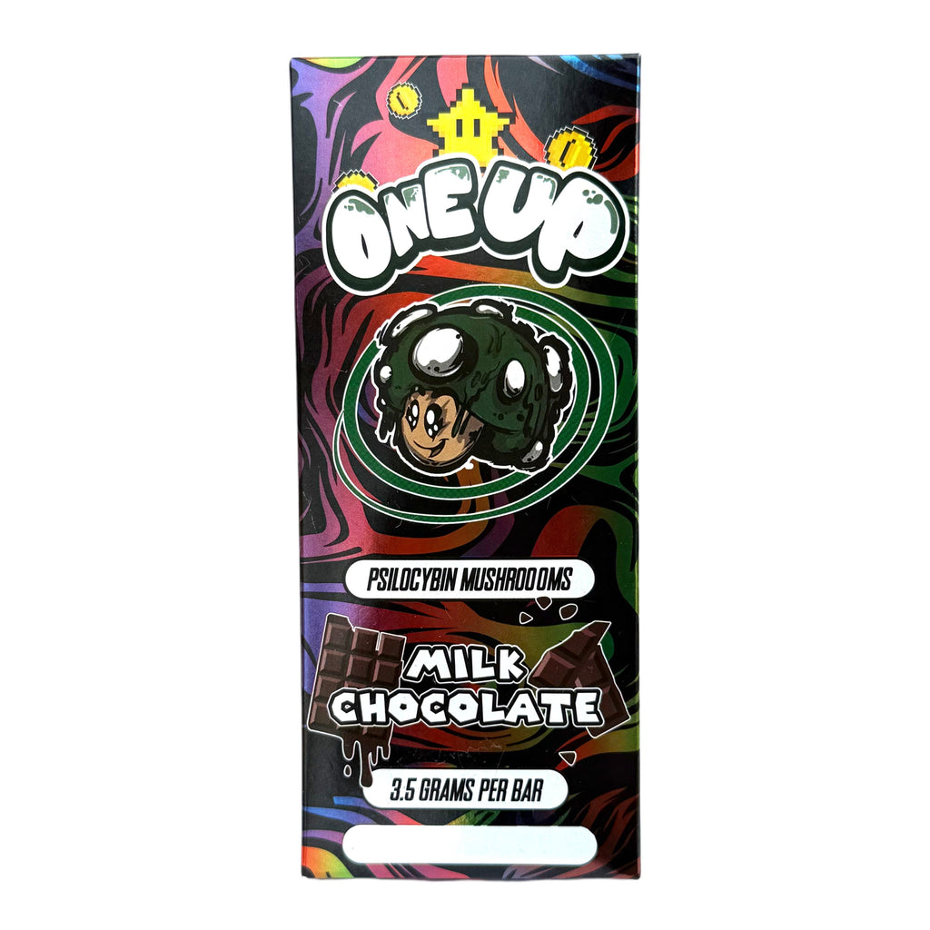 One up Psilocybin Mushroom Chocolate Bar 3.5g - Milk Chocolate