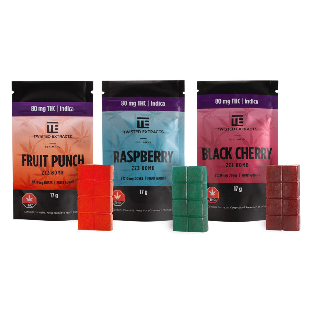 Twisted Extracts ZZZ Bombs 80mg - Indica