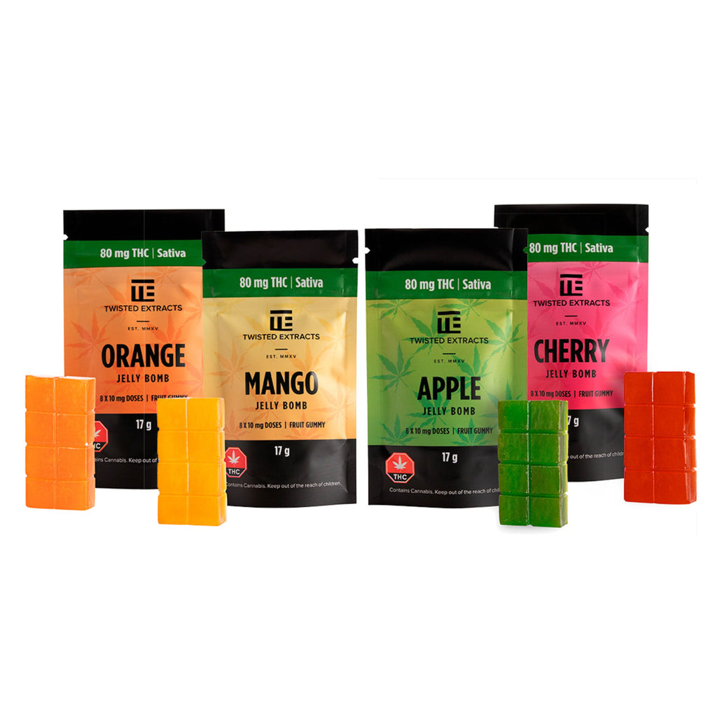 Twisted Extracts Jelly Bomb 80mg - Sativa