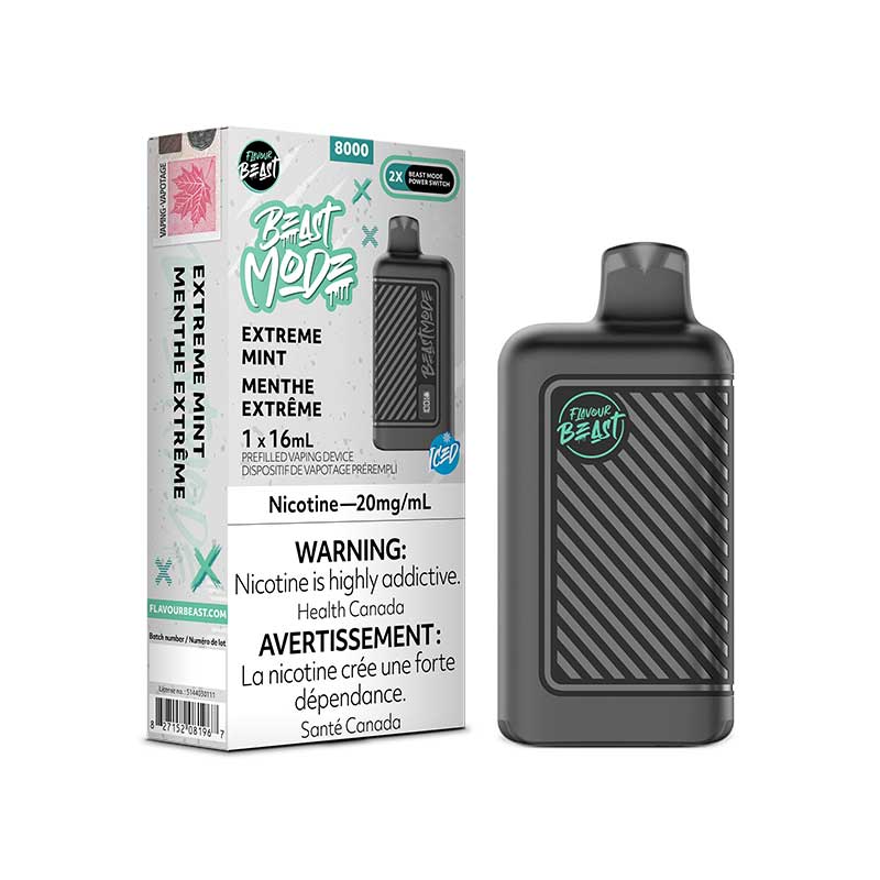 Flavour Beast Beast Mode Disposable Vape - 8K - Extreme Mint