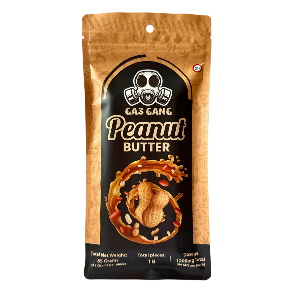 Gas Gang THC Chocolate Bar 1200mg - Peanut Butter
