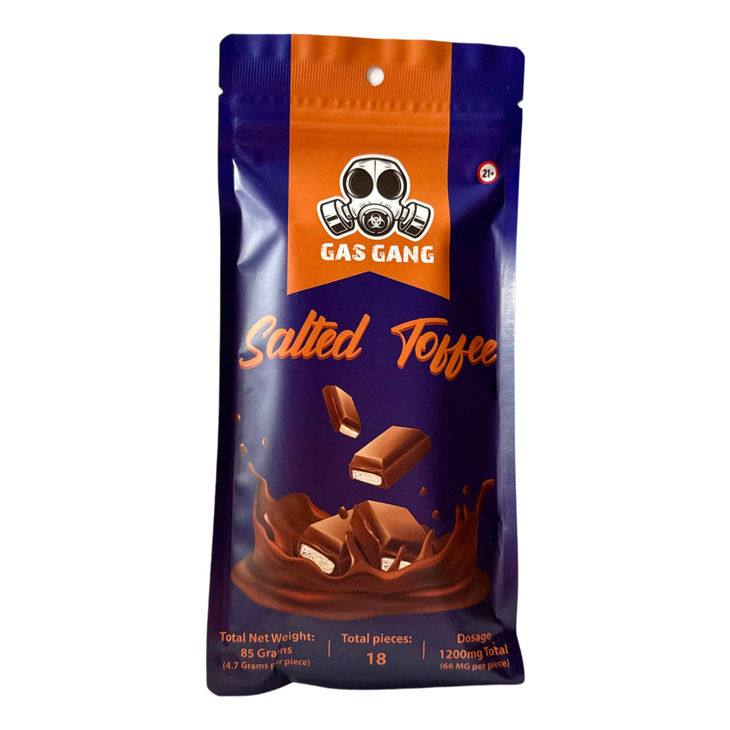 Gas Gang THC Chocolate Bar 1200mg - Salted Toffee